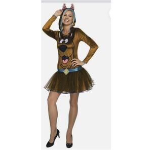Halloween Costume Rubie's Scooby Doo Adult Hooded Tutu Costume Dress sz small